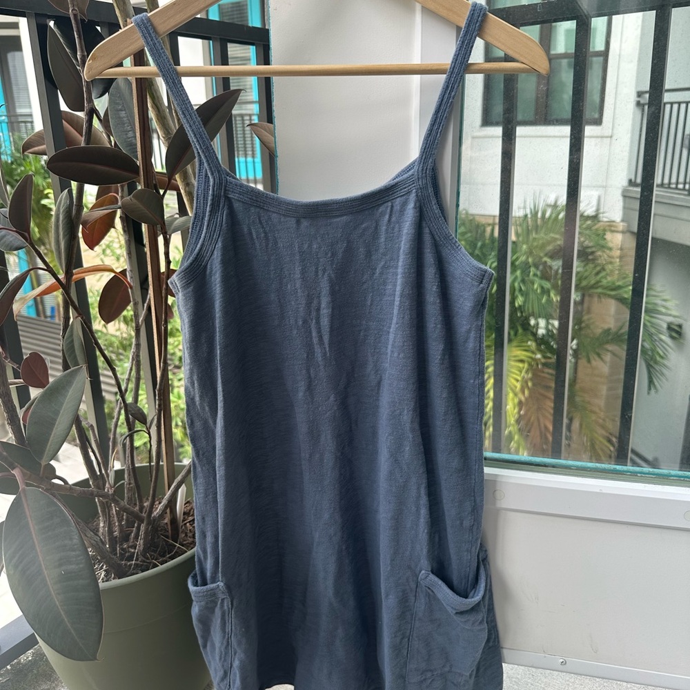 UpWest Blue Athletic Dress with Pockets and Inner Lining